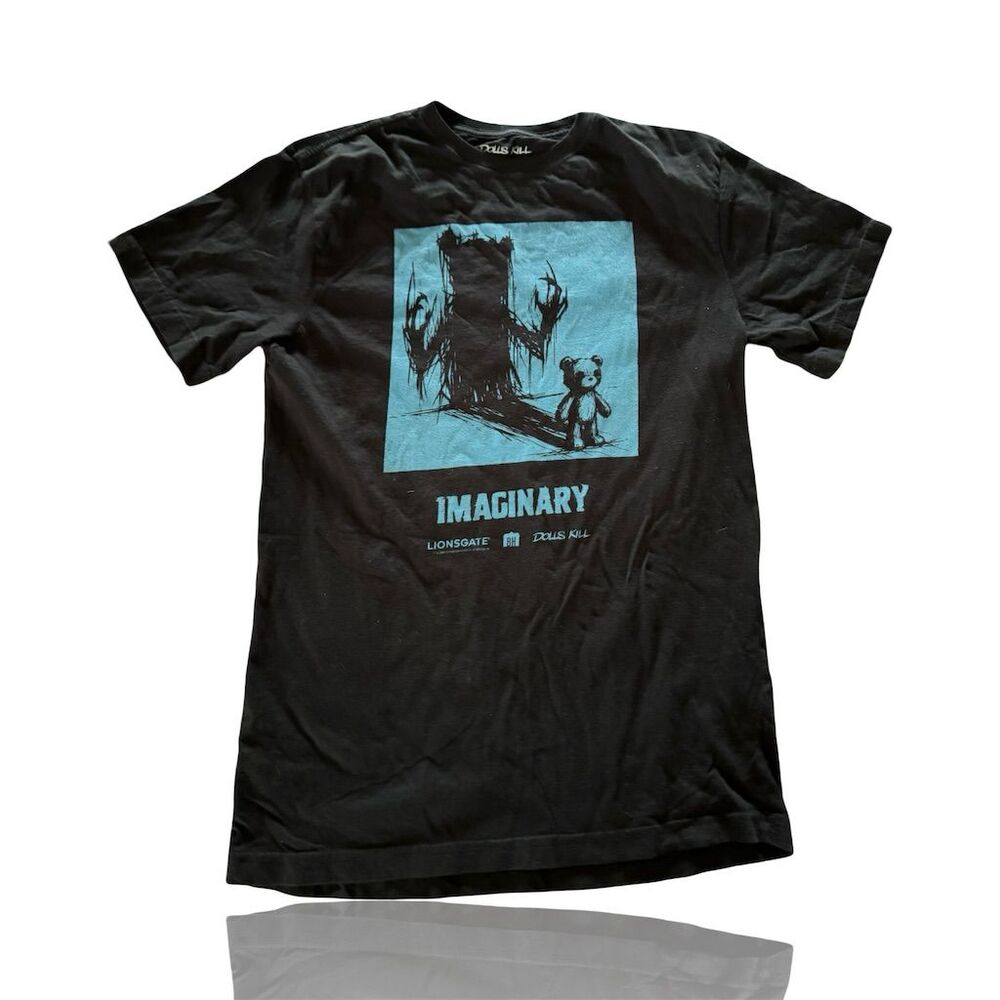Dolls Kill x Lionsgate Chauncey The Bear Graphic T-Shirt Black M (Tiny Pin Hole)